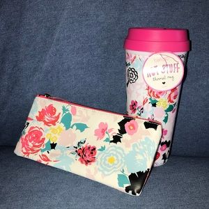 Matching thermal mug and clutch